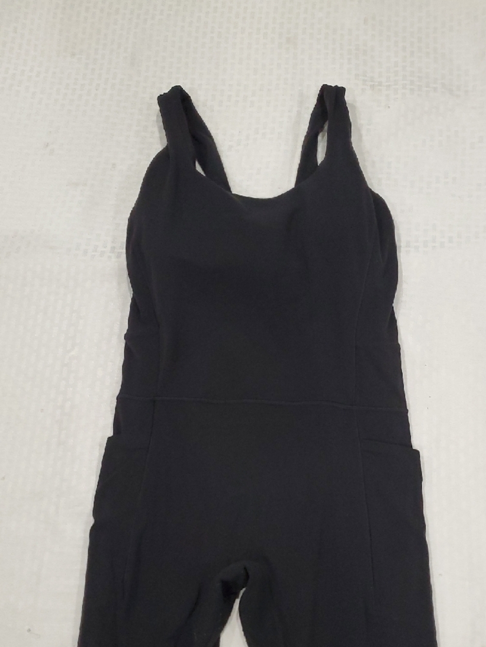 Athleta Salutation Black Sleeveless Athletic Jumpsuit Size L - Picture 3 of 11